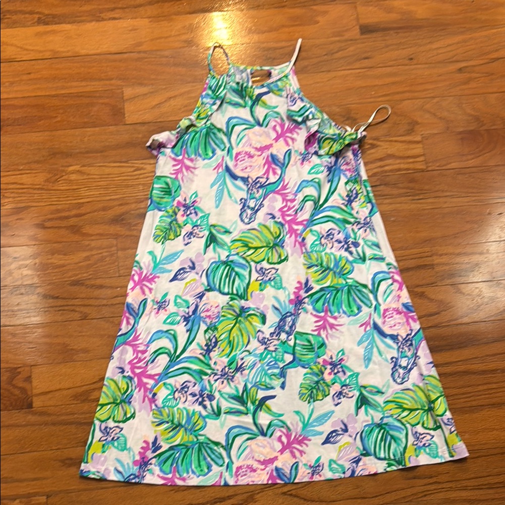 Lilly Pulitzer Pink And Green Resort Sundress